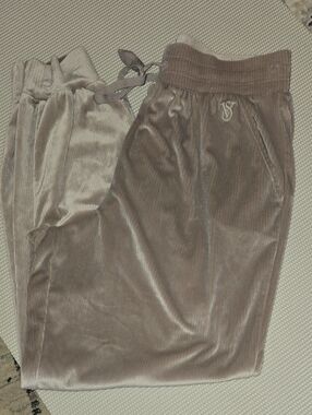 Victoria's Secret Taupe Corduroy Jogger Pants